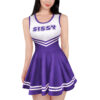 Cheer SissyUniversity Mini Dress Dark Purple