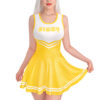 Cheer SissyUniversity Mini Dress Yellow