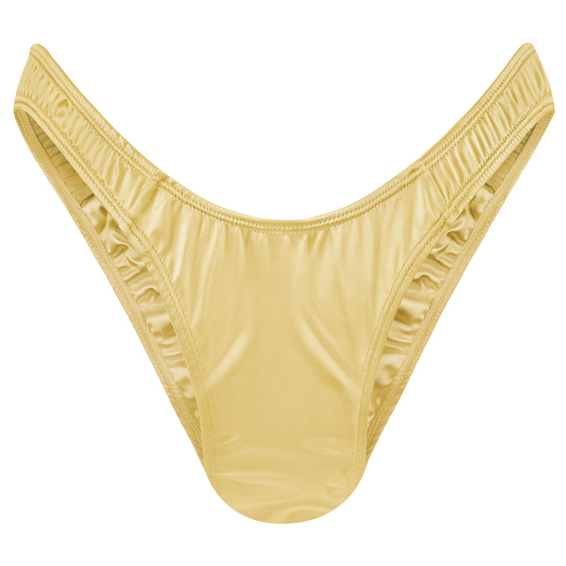 Little Secret Thong Tucking Gaff Panties Gold - Image 2