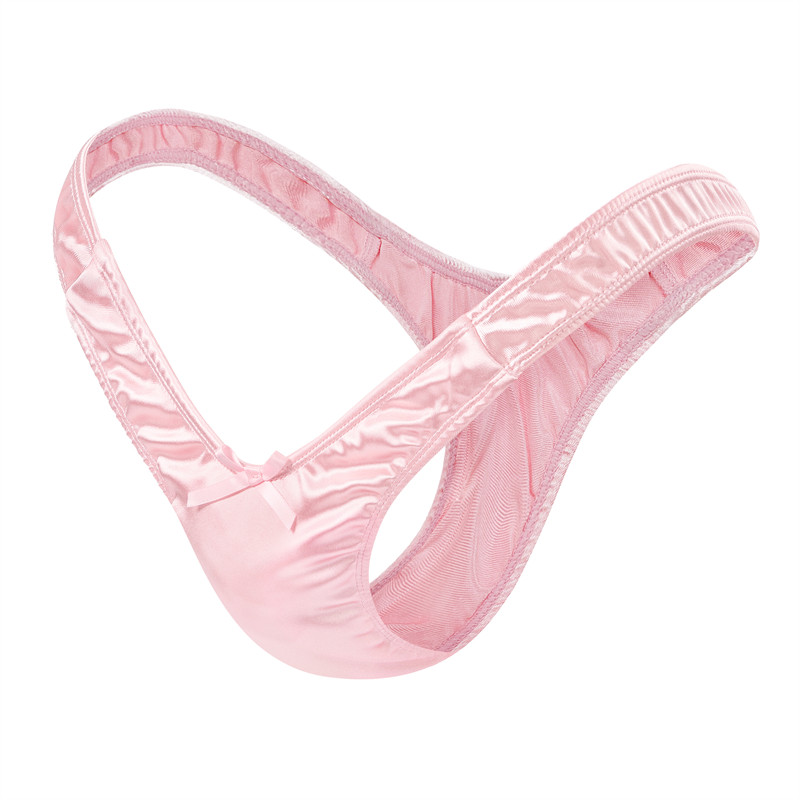 Little Secret Thong Tucking Gaff Panties Pink - Image 5