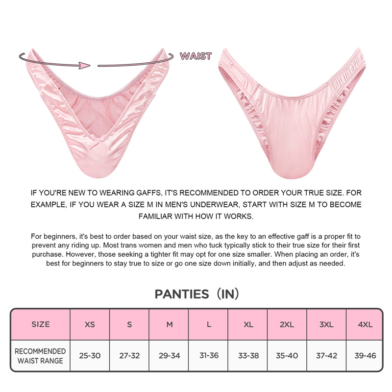 Little Secret Thong Tucking Gaff Panties Pink - Image 4