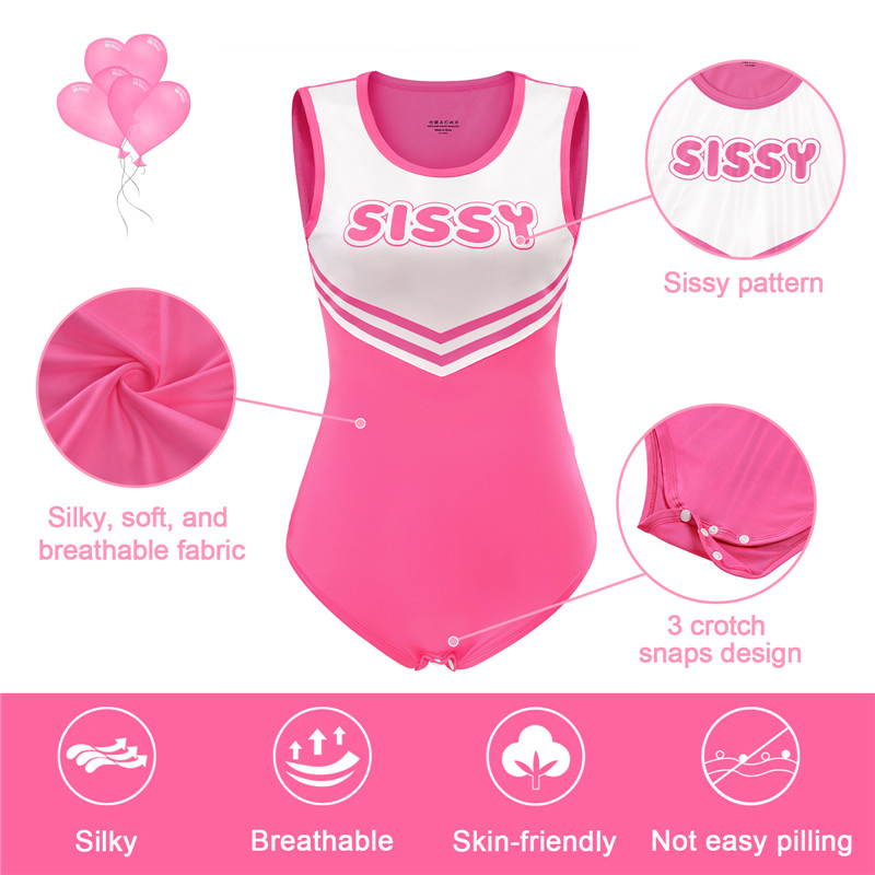 Cheer SissyUniversity Onesie Bodysuit Rose - Image 6