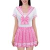SissyUniversity Schoolgirl Onesie Skirt Set