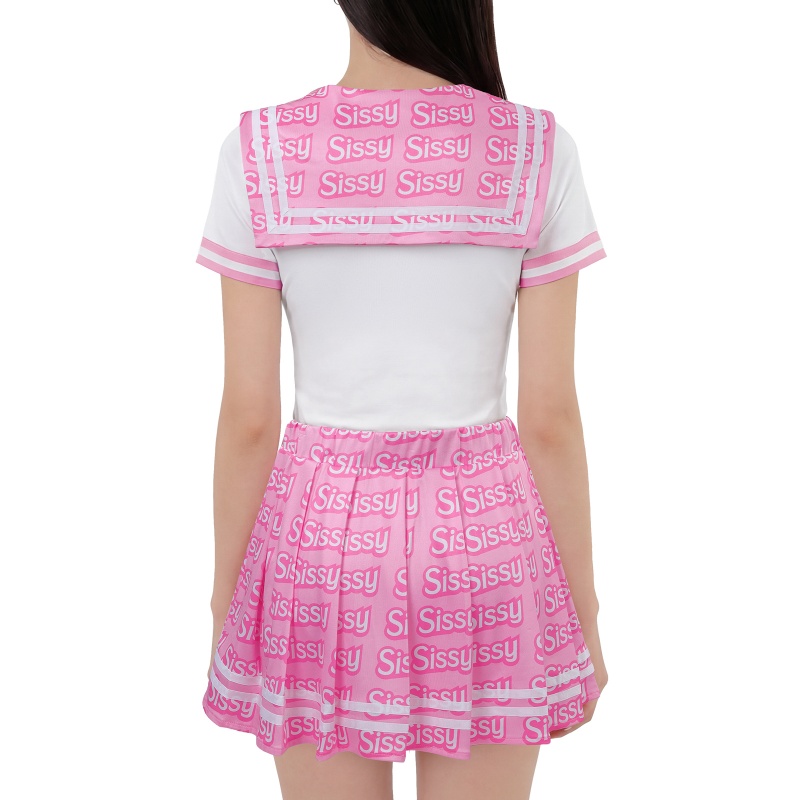 SissyUniversity Schoolgirl Onesie Skirt Set - Image 2