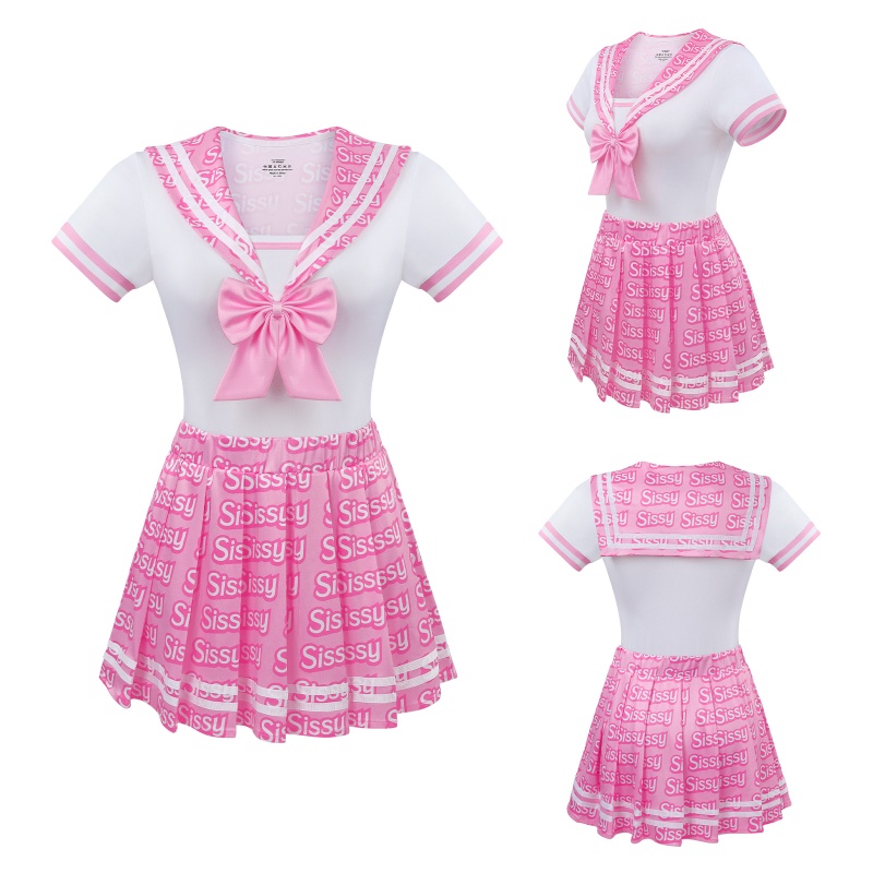 SissyUniversity Schoolgirl Onesie Skirt Set - Image 6