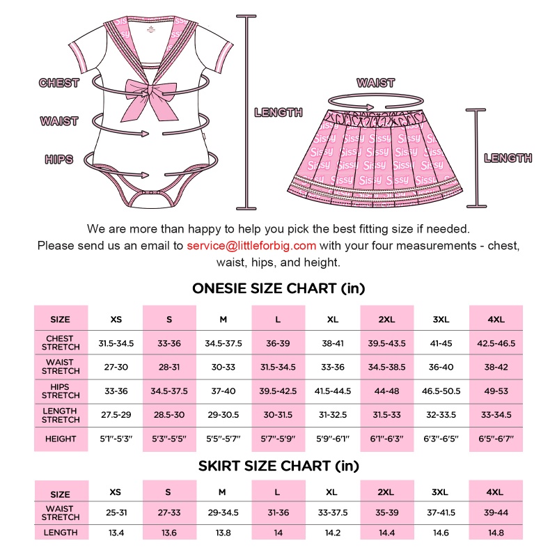 SissyUniversity Schoolgirl Onesie Skirt Set - Image 4