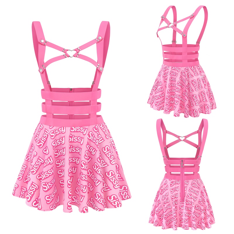 SissyUniversity Doll Bondage Harness Jumper Skirt - Image 3