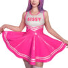 Cheer SissyUniversity Faux Leather Shiny Mini Dress
