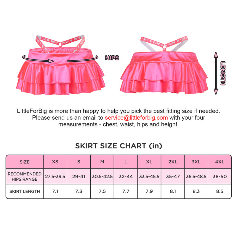 Satin SissyUniversity Side Strap Micro Skirt - Image 4