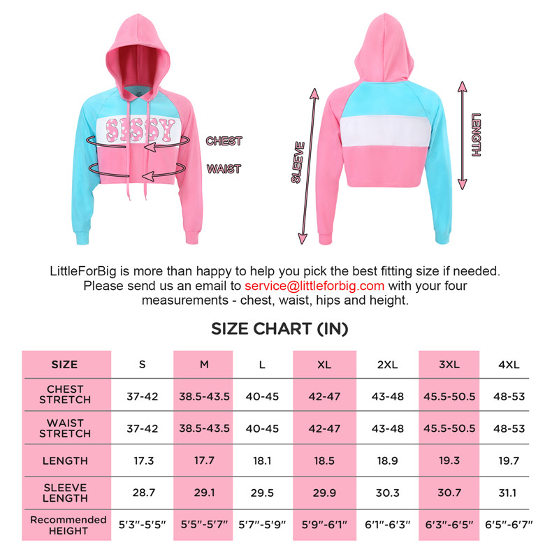 Pastel SissyUniversity Cropped Hoodie Sweatshirt - Image 4