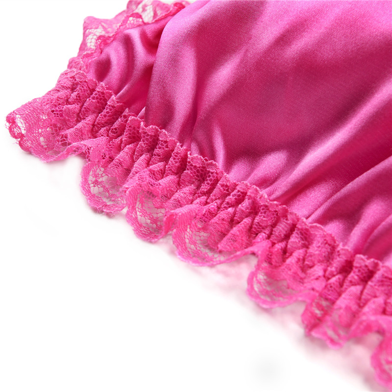 SissyUniversity Lacy Frill Bralette Rose - Image 9