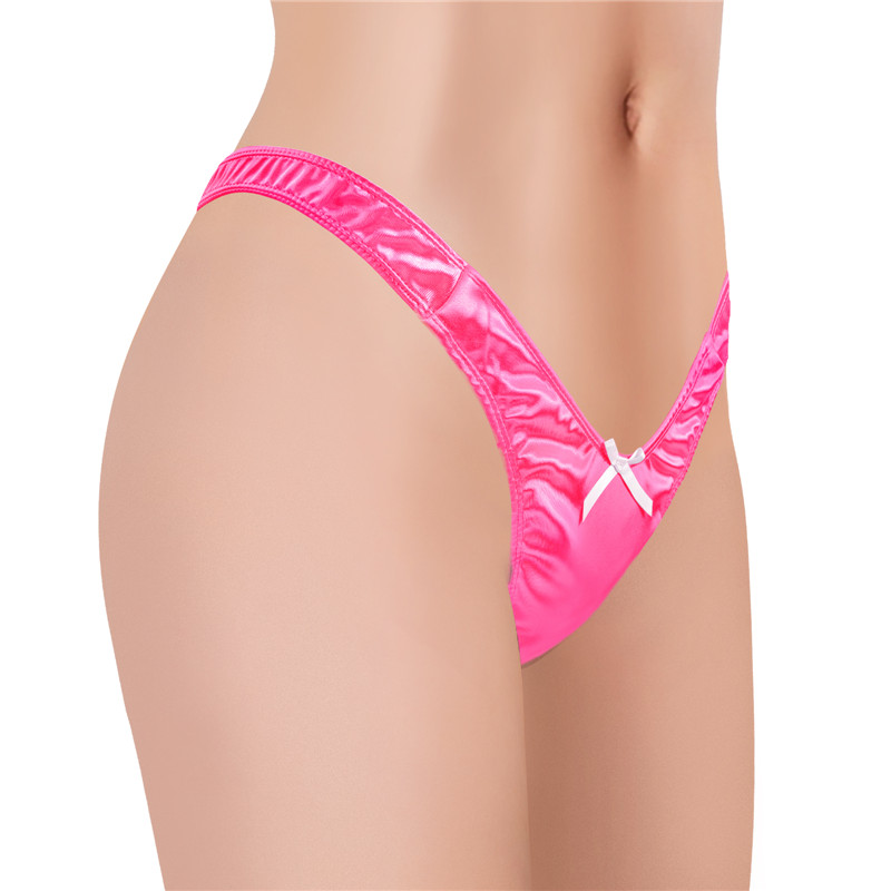 Little Secret Thong Tucking Gaff Panties Hot Pink - Image 3