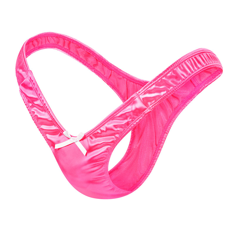 Little Secret Thong Tucking Gaff Panties Hot Pink - Image 7