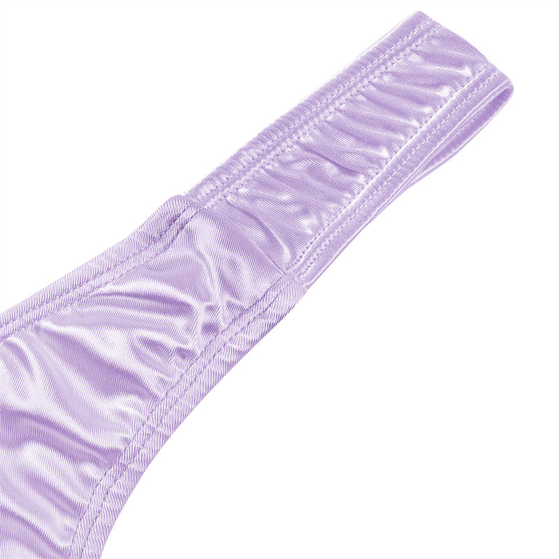 Little Secret Thong Tucking Gaff Panties Light Purple - Image 5