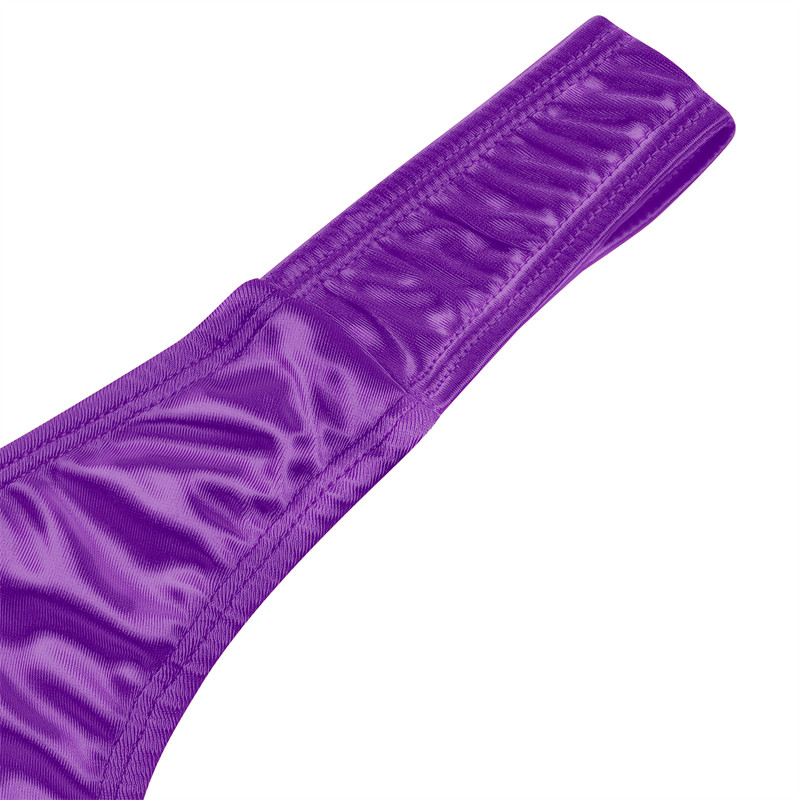 Little Secret Thong Tucking Gaff Panties Purple - Image 5