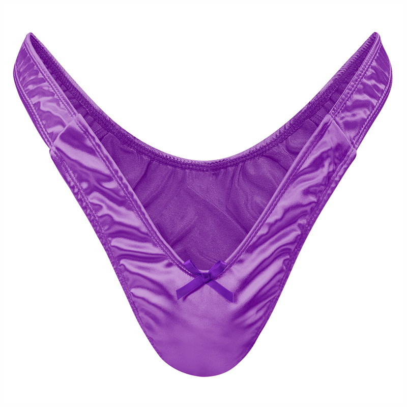Little Secret Thong Tucking Gaff Panties Purple
