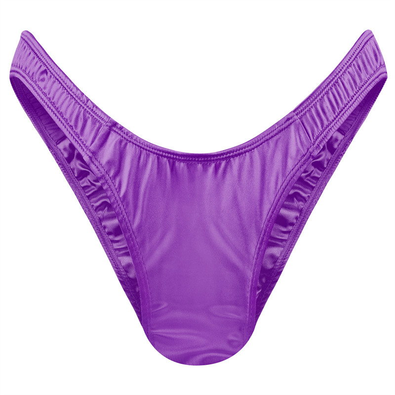 Little Secret Thong Tucking Gaff Panties Purple - Image 2