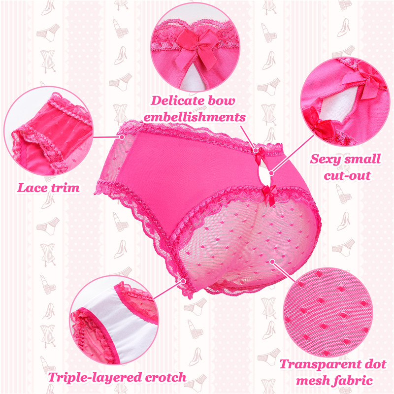 Cheeky SissyUniversity Tucking Gaff Panties Hot Pink - Image 8