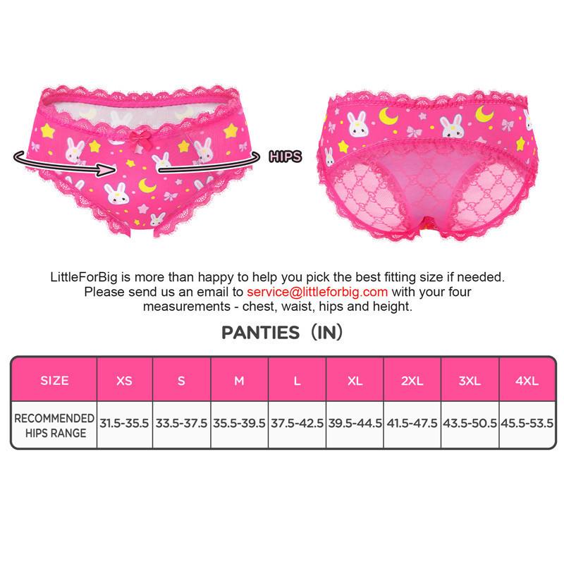 Cheeky Usagi Tucking Gaff Panties Hot Pink - Image 4