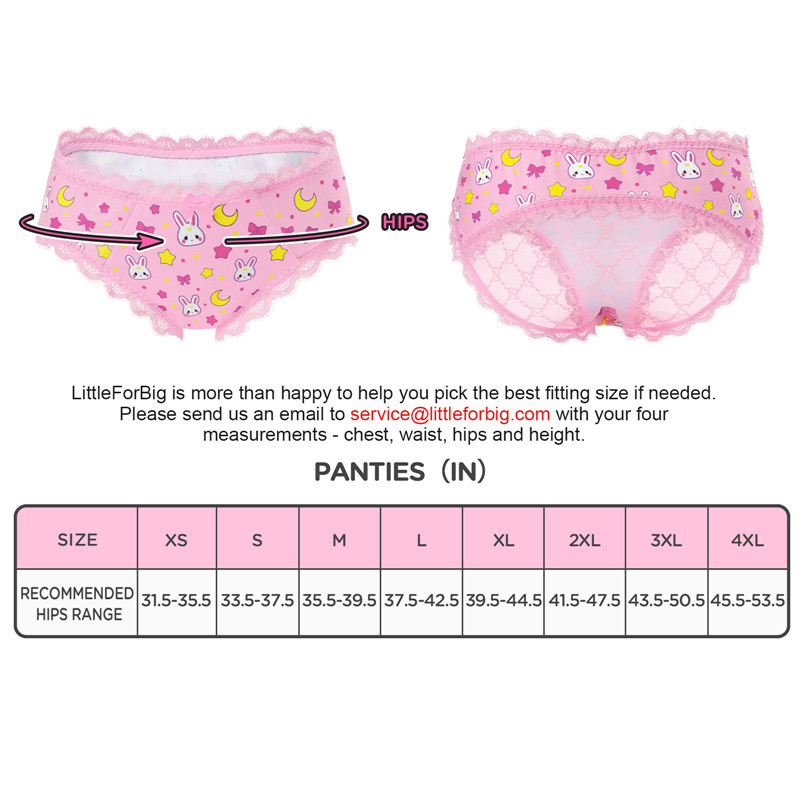 Cheeky Usagi Tucking Gaff Panties Pink - Image 4