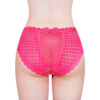 Cheeky Bow Tucking Gaff Panties Hot Pink