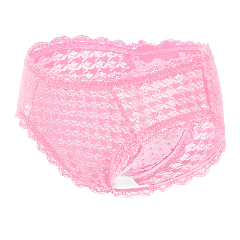 Cheeky Bow Tucking Gaff Panties Pink - Image 6