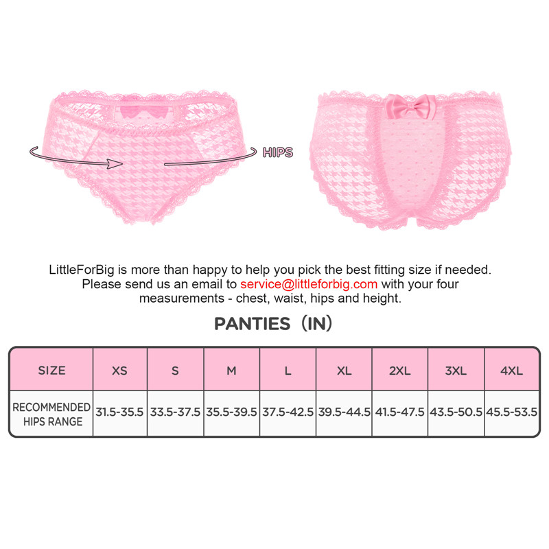 Cheeky Bow Tucking Gaff Panties Pink - Image 4