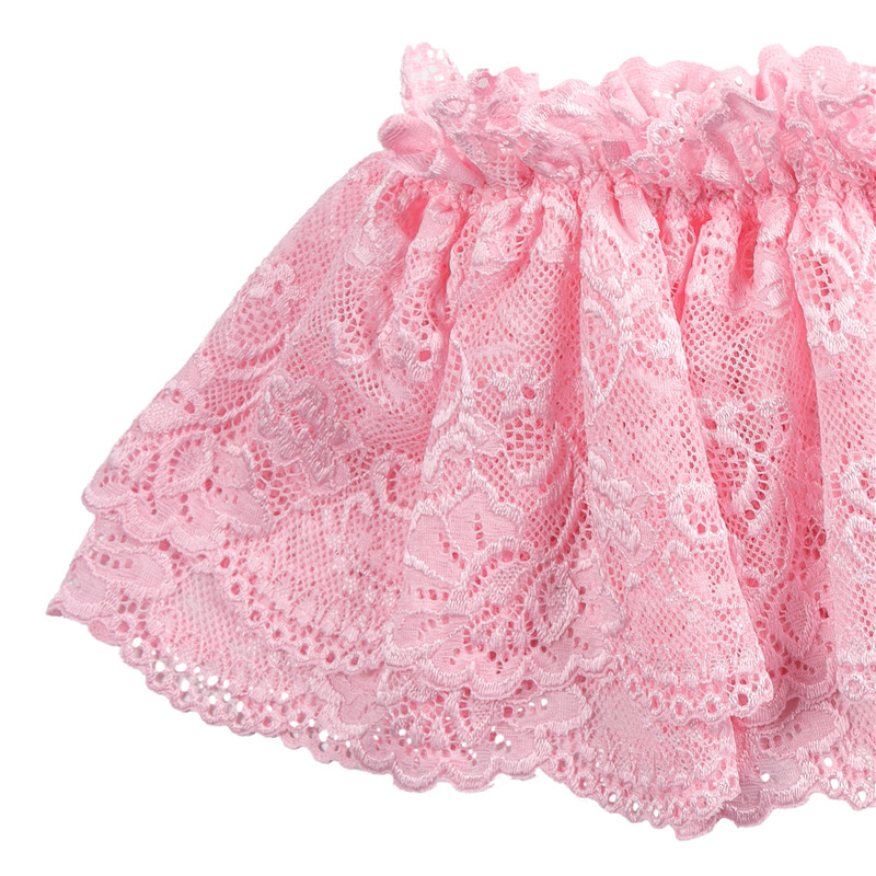 SissyUniversity Lace Skirted Thong Panties Pink - Image 8
