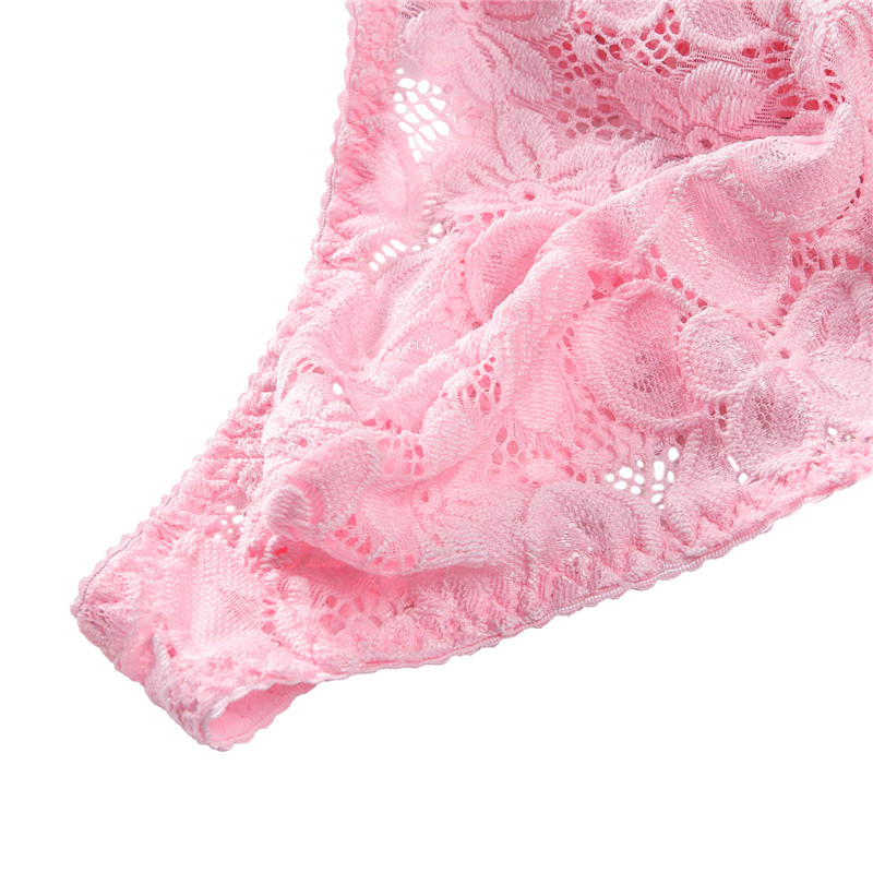 SissyUniversity Lace Skirted Thong Panties Pink - Image 9