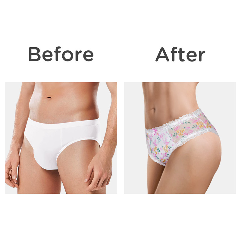 Cottagecore Pattern Tucking Gaff Panties - Image 6