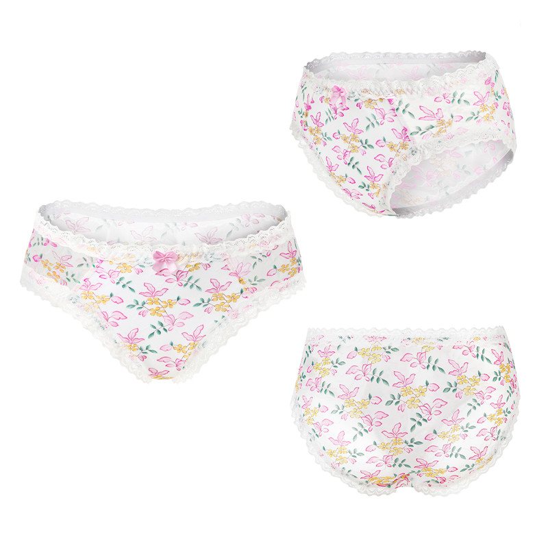 Cottagecore Pattern Tucking Gaff Panties - Image 7