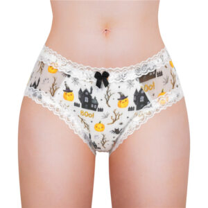 Pumpkin Halloween Pattern Tucking Gaff Panties
