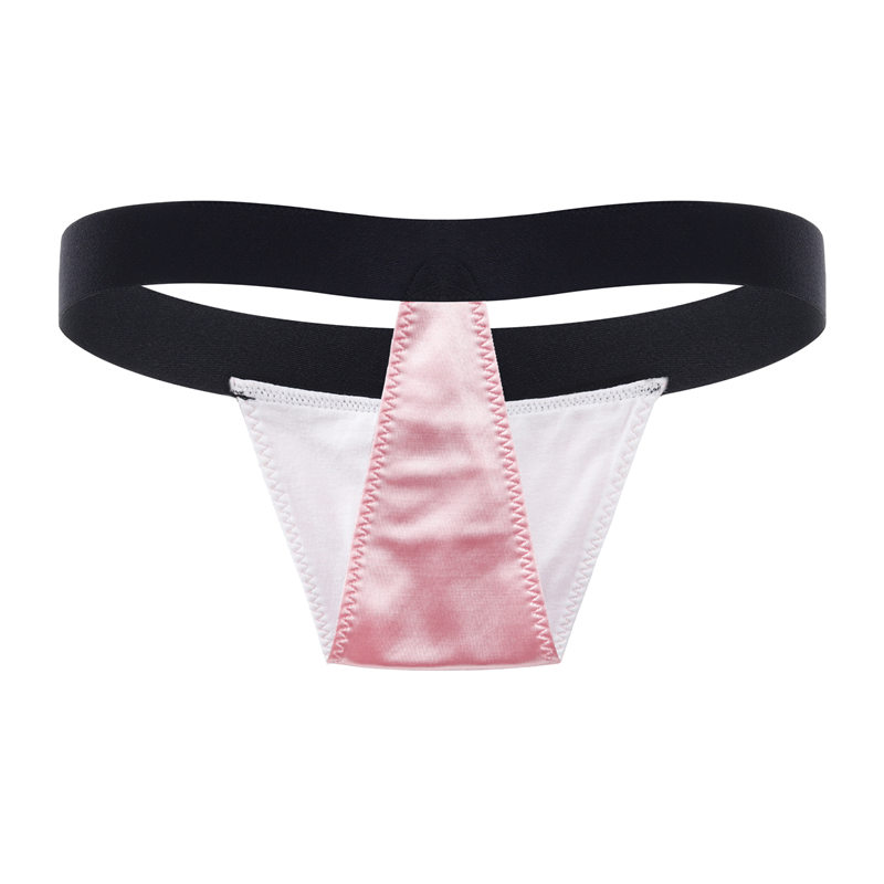 Wider Straps Thong Tucking Gaff Panties Pink - Image 7