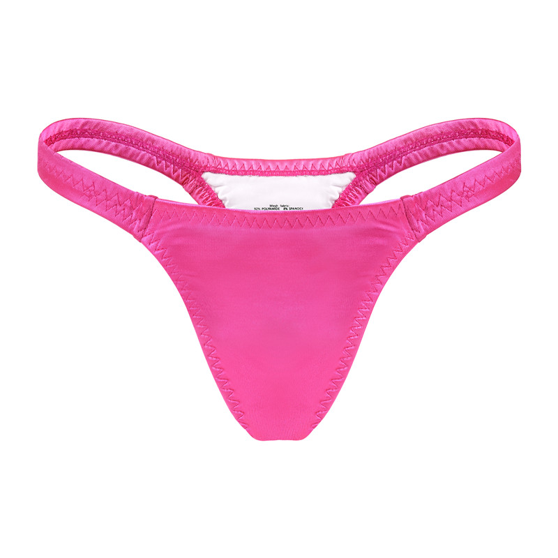 Thin Band Thong Tucking Gaff Panties Hot Pink - Image 5