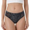 Black Mesh Tucking Gaff Brazilian Cheeky Panties
