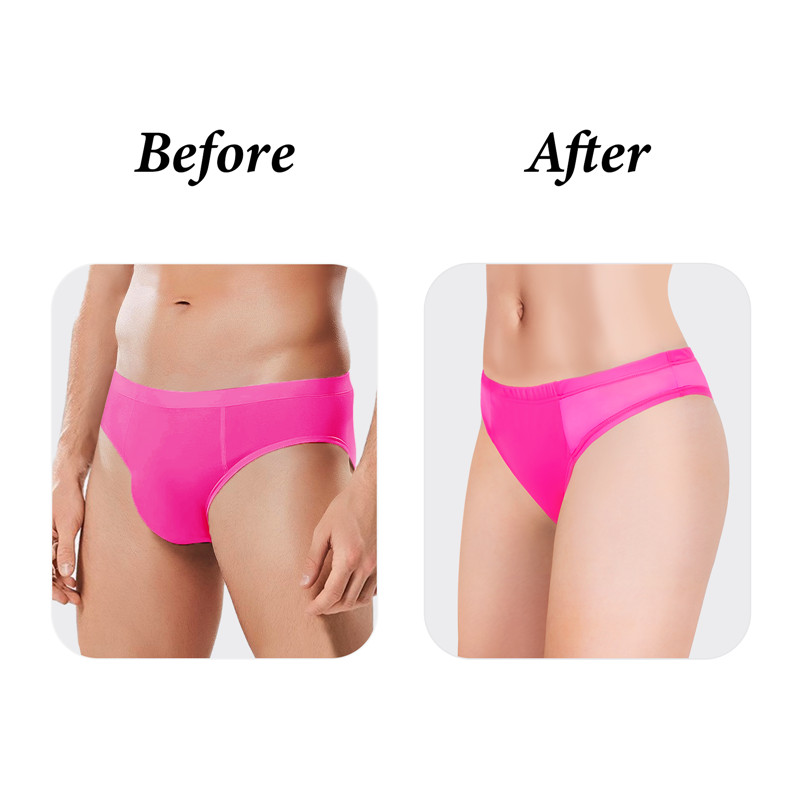 Tucking Gaff Brazilian Cheeky Panties Rose - Image 3