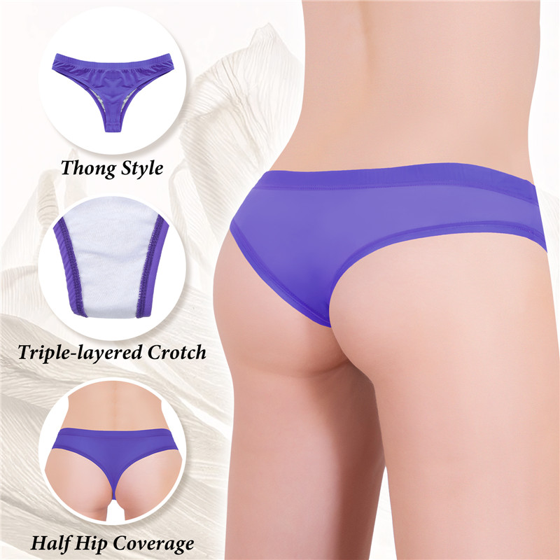 Tucking Gaff Brazilian Cheeky Panties Purple - Image 5