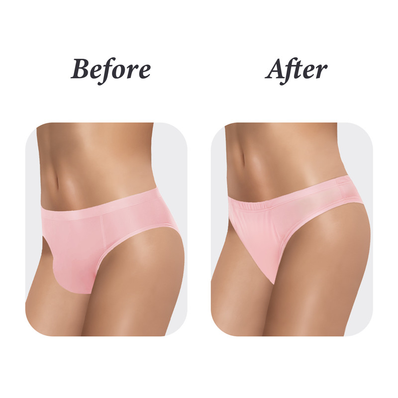 Tucking Gaff Brazilian Cheeky Panties Pink - Image 3
