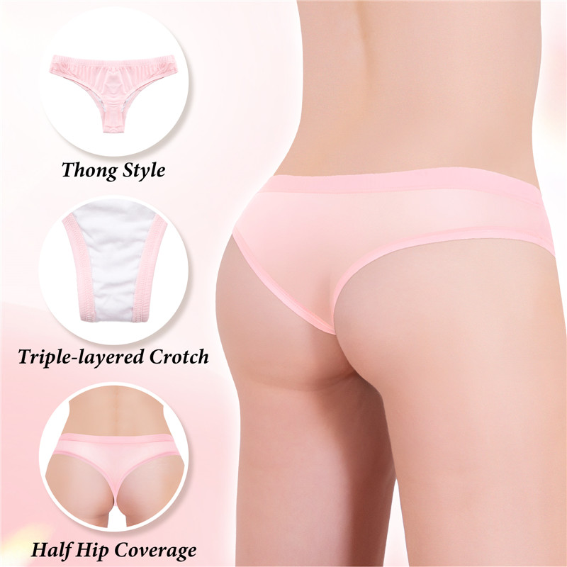 Tucking Gaff Brazilian Cheeky Panties Pink - Image 7