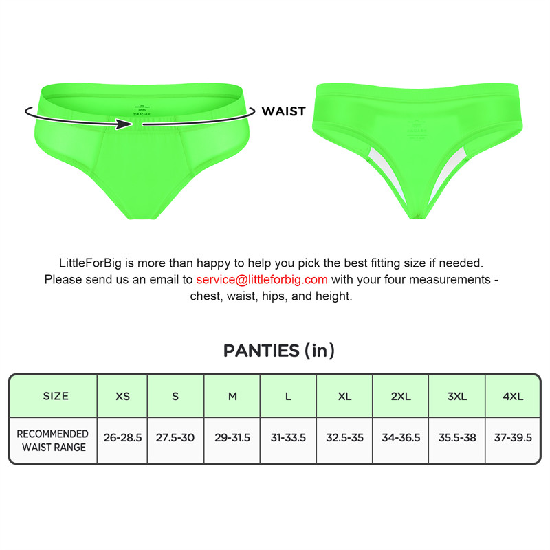 Tucking Gaff Brazilian Cheeky Panties Green - Image 4