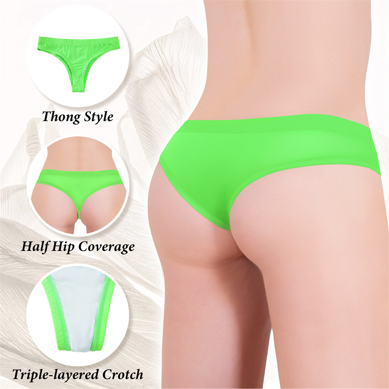 Tucking Gaff Brazilian Cheeky Panties Green - Image 5