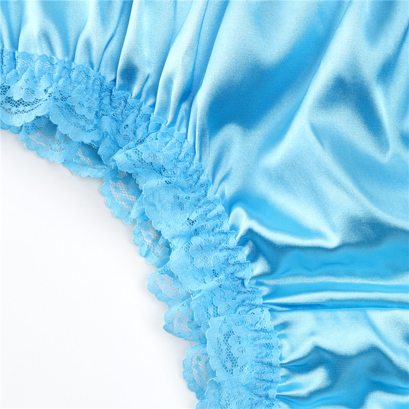 SissyUniversity Lacy Frill Panties Blue - Image 8