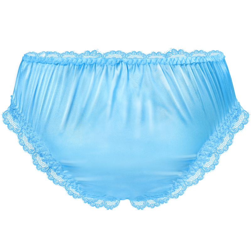 SissyUniversity Lacy Frill Panties Blue - Image 7