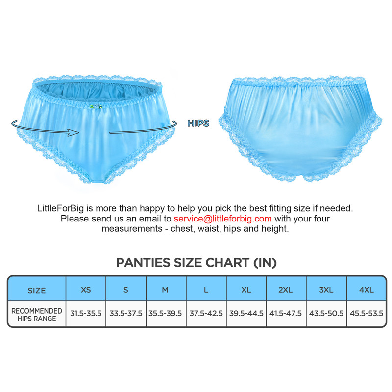 SissyUniversity Lacy Frill Panties Blue - Image 4