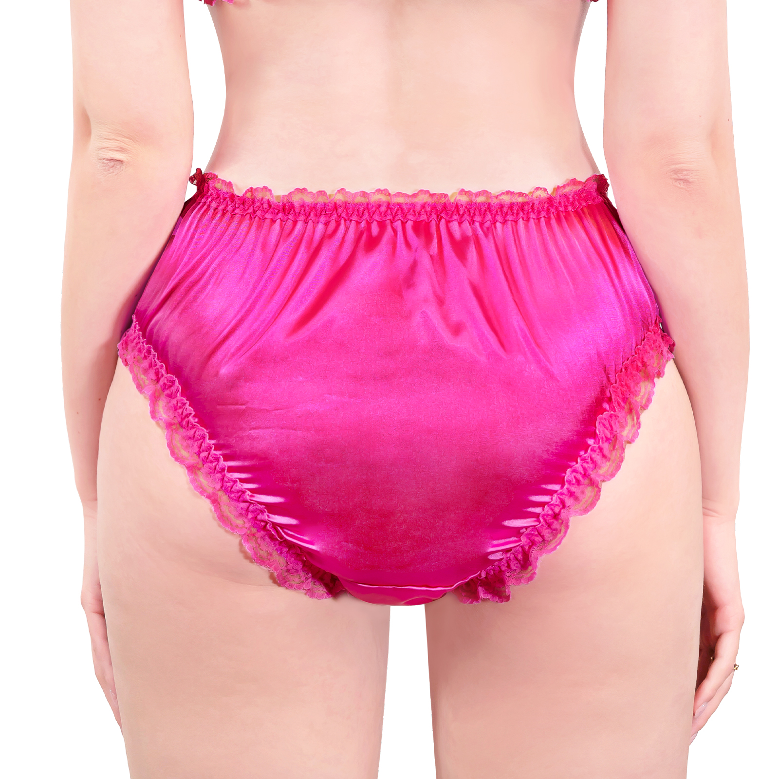 SissyUniversity Lacy Frill Panties Rose - Image 2