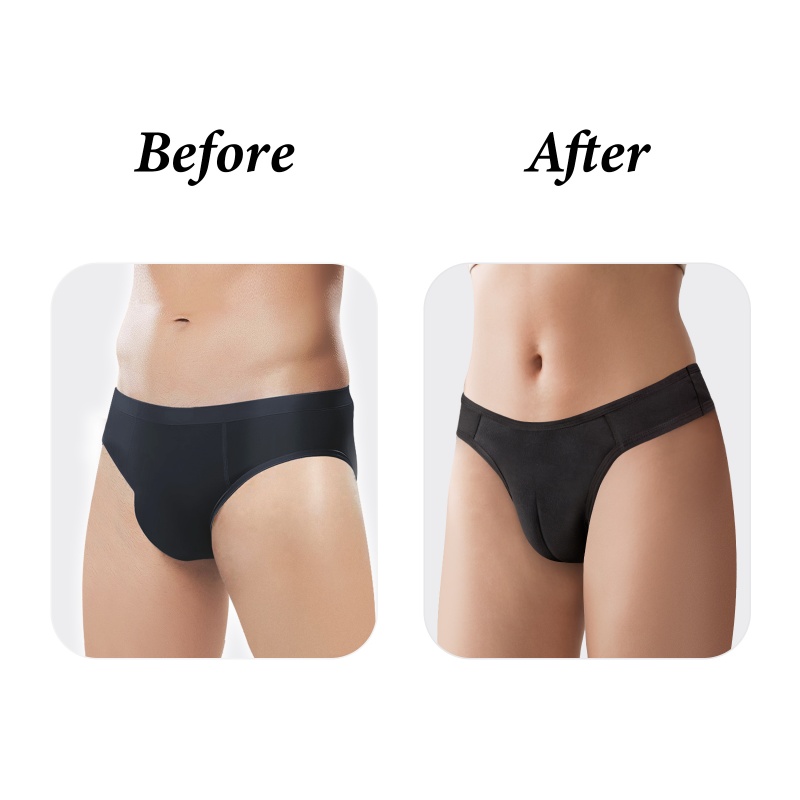 Camel Toe Tucking Gaff Brazilian Cheeky Thong Panties - Image 7