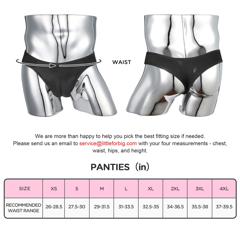 Camel Toe Tucking Gaff Brazilian Cheeky Thong Panties - Image 4