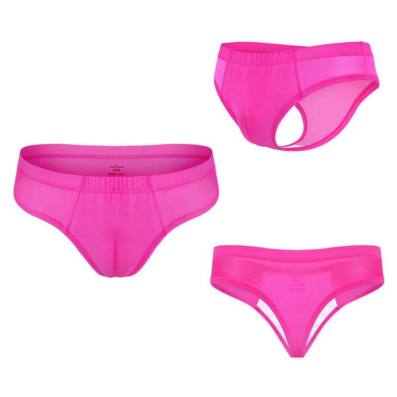 Camel Toe Tucking Gaff Brazilian Cheeky Panties Hot Pink - Image 6