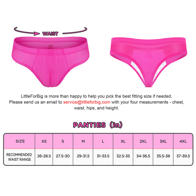 Camel Toe Tucking Gaff Brazilian Cheeky Panties Hot Pink - Image 4