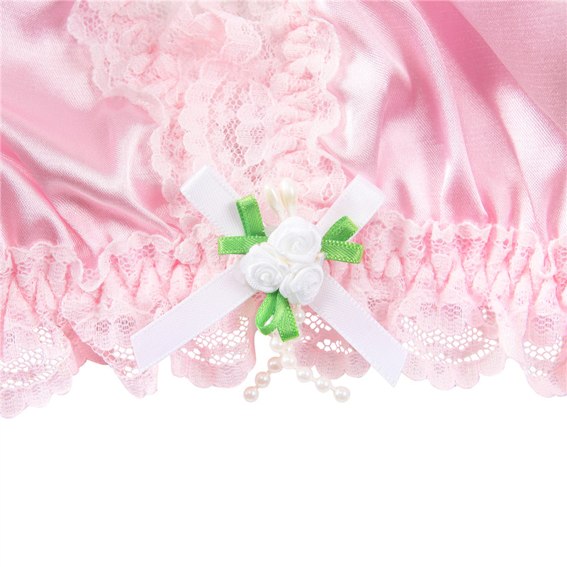 SissyUniversity Lacy Frill Bralette Set - Image 11